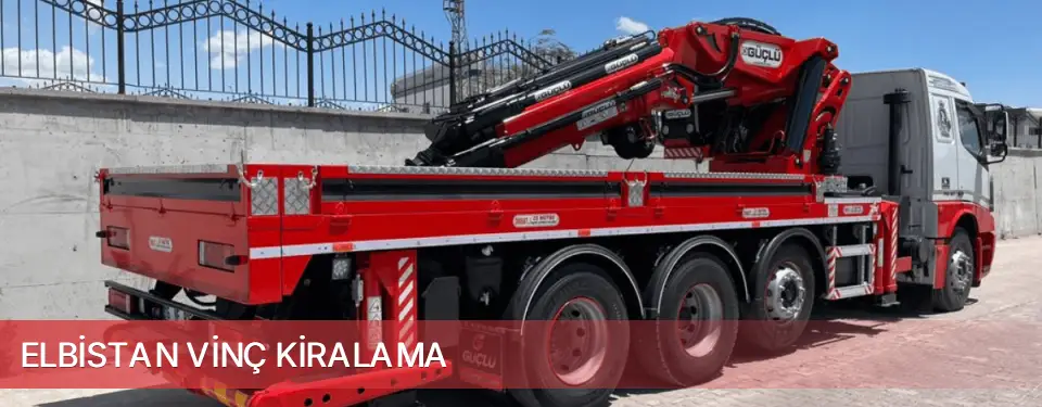 Elbistan İlçemi Vinç Kiralama